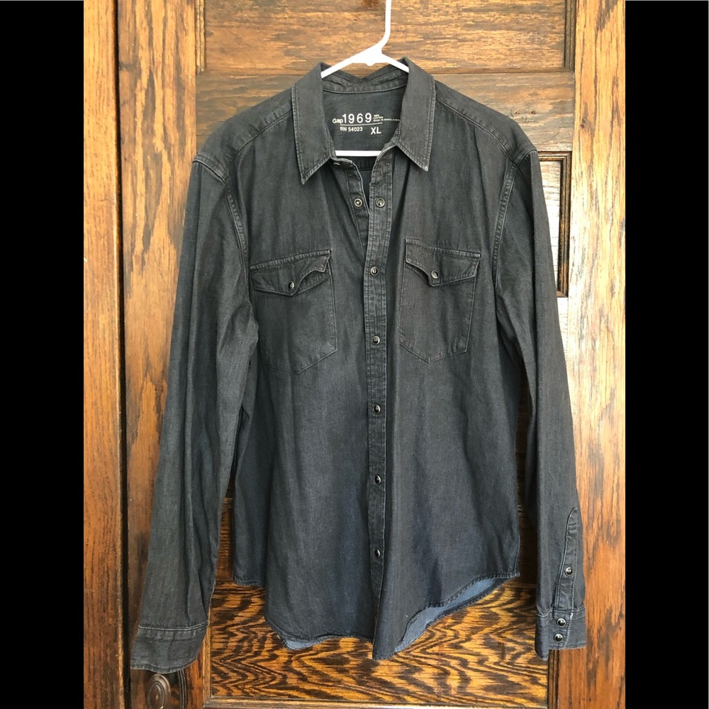 Gap 1969 l/s denim shirt